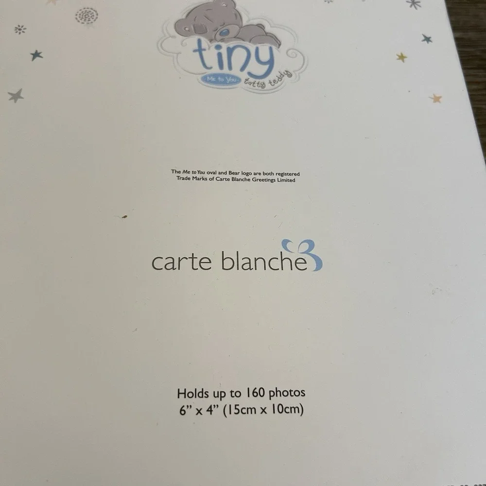 Tiny Tatty Teddy Me to You Christening Photo Album 160 Photos 4x6 Gift Box